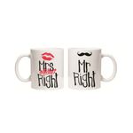 Casa si Gradina - Bucatarie si vesela - Cani si pahare - Cani si cesti - Set cani “Mr Right / Mrs Always Right” - Infinity.ro
