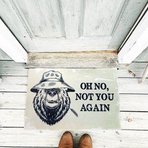 Covoras din plus de interior "Oh no, Not you again"