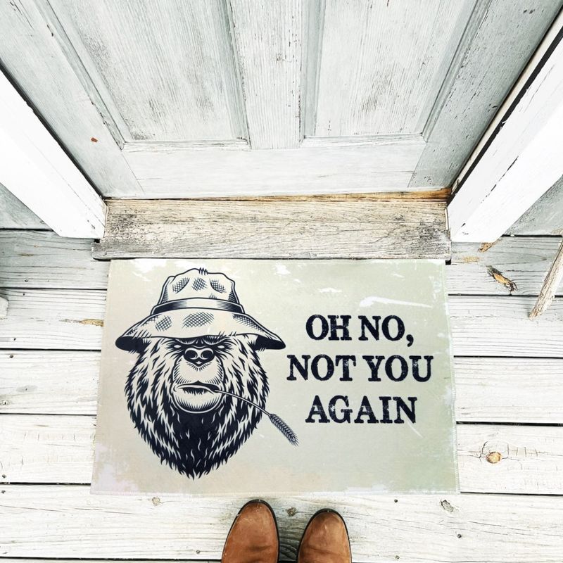 Casa si Gradina - Textile si covoare - Covoare - Covoare casa - Covoras din plus de interior "Oh no, Not you again" - Infinity.ro