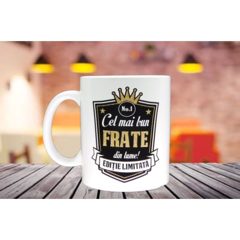 Casa si Gradina - Bucatarie si vesela - Cani si pahare - Cani si cesti - Cana "Cel mai bun Frate" 250ml - Infinity.ro