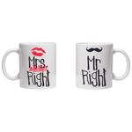 Casa si Gradina - Bucatarie si vesela - Cani si pahare - Cani si cesti - Set cani pentru cuplu Mr right si Mrs Right - Infinity.ro