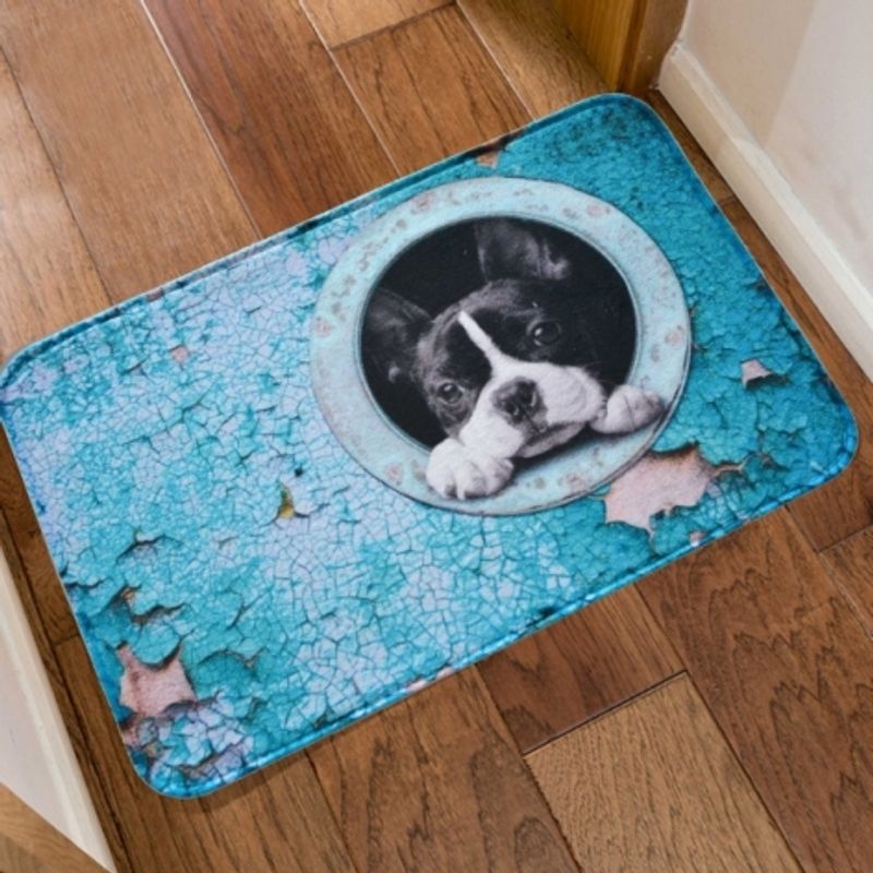 Casa si Gradina - Textile si covoare - Covoare - Covoare casa - Covoras din plus de interior „Blue Dog” - Infinity.ro