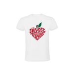 Market - Cadouri - Cadouri personalizate - Tricou alb Sweetest Teacher - Infinity.ro