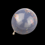 Casa si Gradina - Decoratiuni - Decoratiuni petrecere - Accesorii pentru petrecere - Set 10 baloane din latex cu bile colorate din polistiren Crisalida, diametru 27 cm - Infinity.ro