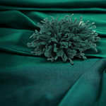 Casa si Gradina - Decoratiuni - DIY - Articole mercerie - Floare textila pentru lipit sau cusut pe haine, diametru 10 cm, Verde inchis - Infinity.ro