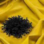 Casa si Gradina - Decoratiuni - DIY - Articole mercerie - Floare textila pentru lipit sau cusut pe haine, diametru 10 cm, Negru - Infinity.ro