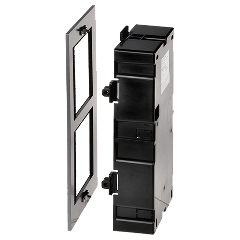 Casa si Gradina - Electrice - Smart Home - Accesorii control acces si supraveghere - Rama montaj ingropat, 2 module, pentru Interfon modular - HIKVISION DS-KD-ACF2 - Infinity.ro