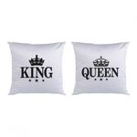Market - Cadouri - Cadouri personalizate - Set 2 perne personalizate King & Queen - Infinity.ro
