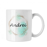 Casa si Gradina - Bucatarie si vesela - Cani si pahare - Cani si cesti - Cana personalizata cu nume pentru el, 330 ml - Infinity.ro