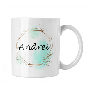 Cana personalizata cu nume pentru el, 330 ml