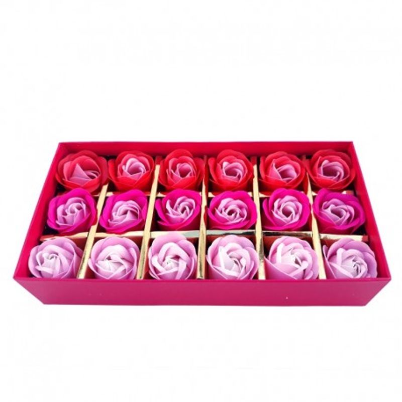 Market - Cadouri - Flori si aranjamente - Set 18 trandafiri din sapun - Infinity.ro