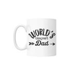 Casa si Gradina - Bucatarie si vesela - Cani si pahare - Cani si cesti - Cana cu mesaj "World's okayest Dad" 250 ml - Infinity.ro