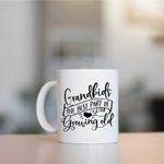 Casa si Gradina - Bucatarie si vesela - Cani si pahare - Cani si cesti - Cana cu mesaj "Grandkids The best part of growing old" 300 ml - Infinity.ro