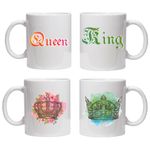 Casa si Gradina - Bucatarie si vesela - Cani si pahare - Cani si cesti - Set cani „King & Queen” Rainbow - Infinity.ro