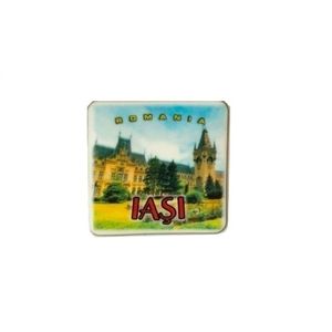 Magnet suvenir ceramica oras Iasi 6 x 6 cm