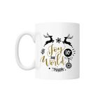 Casa si Gradina - Bucatarie si vesela - Cani si pahare - Cani si cesti - Cana cu mesaj "Joy to the world" - 300 ml - Infinity.ro