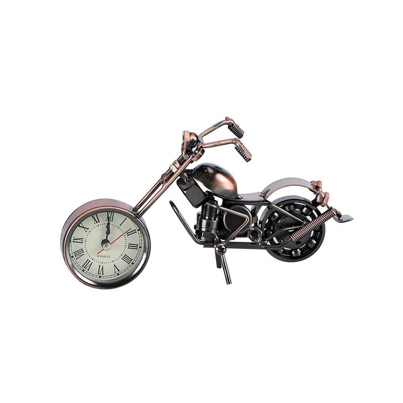 Casa si Gradina - Decoratiuni - Obiecte decorative - Accesorii decorative - Macheta motocicleta din metal cu ceas - Infinity.ro