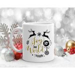 Casa si Gradina - Bucatarie si vesela - Cani si pahare - Cani si cesti - Cana cu mesaj "Joy to the world" - 300 ml - Infinity.ro