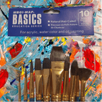 Jucarii, Copii si Bebe - Jucarii si jocuri - Jucarii de exterior - Zmeie si jucarii zburatoare - Set 10 Pensule Profesionale cu Par de Camila - Infinity.ro