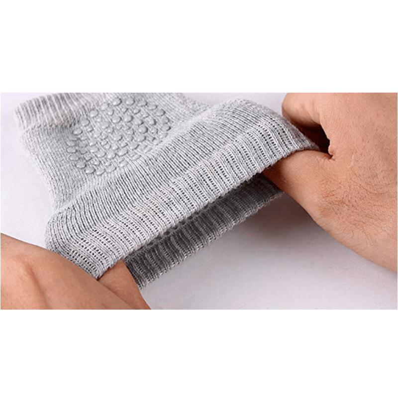 Ingrijire personala si Cosmetice - Aparate & accesorii ingrijire personala - Aparate cosmetice - Aparate intretinere si ingrijire corporala - Genuchiere - Cotiere  pentru Bebelusi Elastice din Bumbac cu Silicon Antiderapant 13,5 x 7 cm G Glixicom® - Infinity.ro