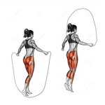 Sport si Outdoor - Echipament Sportiv - Accesorii echipament sportiv - Genti si borsete fitness - Coarda de Sarit Cardio Workout Profesionala cu Manere Antiaderente 2,75 m - Infinity.ro