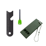 Sport si Outdoor - Camping - Accesorii camping si drumetii - Set Amnar pentru Camping si Fluier Supravietuire 10 cm Otel Inoxidabil G Glixicom® - Infinity.ro