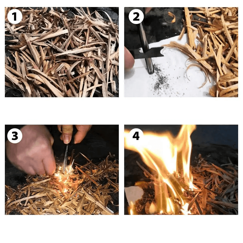 Sport si Outdoor - Camping - Accesorii camping si drumetii - Set Amnar pentru Camping si Fluier Supravietuire 10 cm Otel Inoxidabil G Glixicom® - Infinity.ro