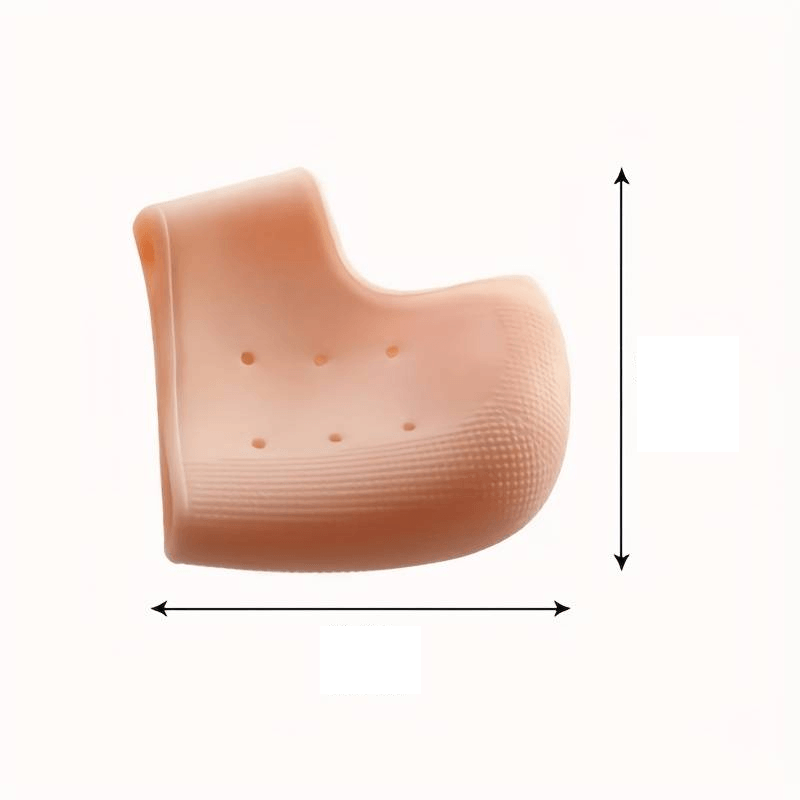 Ingrijire personala si Cosmetice - Aparate & accesorii ingrijire personala - Aparate cosmetice - Aparate intretinere si ingrijire corporala - Protectie din Silicon pentru Calcaie Crapate Set 2 bucati G Glixicom® - Infinity.ro