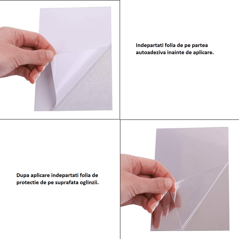 Casa si Gradina - Decoratiuni - Decoratiuni perete - Set 12 Oglinzi Acrilice Autoadezive Model Dreptunghi 10 x 15 cm G Glixicom® - Infinity.ro