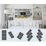 Casa si Gradina - Decoratiuni - Decoratiuni perete - Set 12 Oglinzi Acrilice Autoadezive Model Dreptunghi 10 x 15 cm G Glixicom® - Infinity.ro