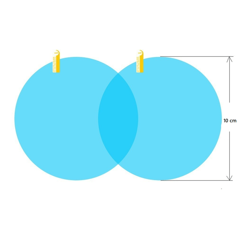 Sport si Outdoor - Sporturi de contact - Produse autoaparare - Set 2 Folii Auto Antipicaturi si Anticondens Autoadezive 10 x 10 cm - Infinity.ro