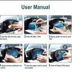 Sport si Outdoor - Sporturi de contact - Produse autoaparare - Set 2 Folii Auto Antipicaturi si Anticondens Autoadezive 10 x 10 cm - Infinity.ro