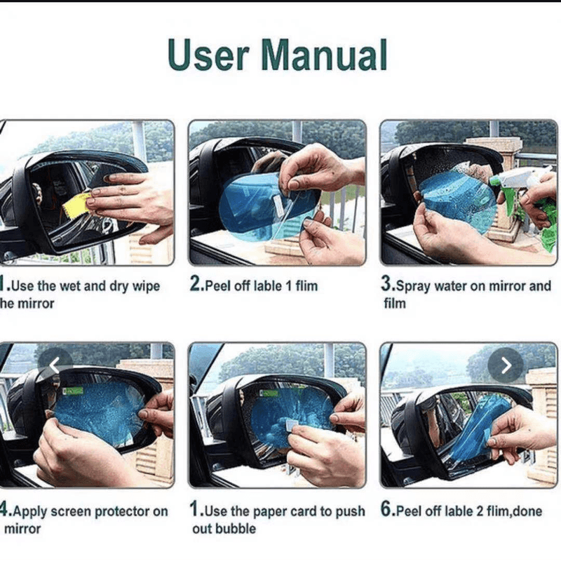 Sport si Outdoor - Sporturi de contact - Produse autoaparare - Set 2 Folii Auto Antipicaturi si Anticondens Autoadezive 10 x 10 cm - Infinity.ro