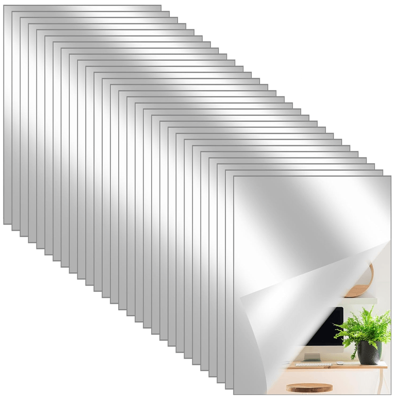 Casa si Gradina - Decoratiuni - Decoratiuni perete - Set 18 Oglinzi Acrilice Autoadezive Model Dreptunghi 10 x 15 cm G Glixicom® - Infinity.ro