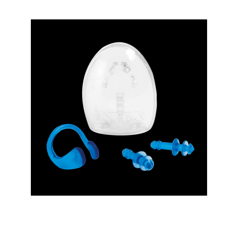 Ingrijire personala si Cosmetice - Aparate & accesorii ingrijire personala - Aparate cosmetice - Aparate intretinere si ingrijire corporala - Set Dopuri Urechi si Clema pentru Nas Inot cu Husa Depozitare G Glixicom® - Infinity.ro