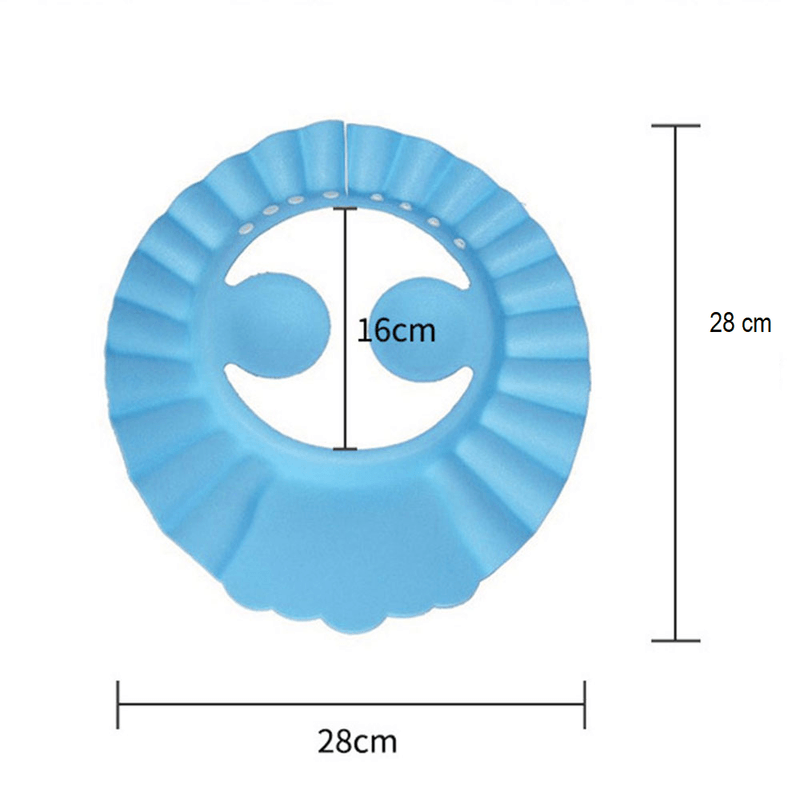 Ingrijire personala si Cosmetice - Aparate & accesorii ingrijire personala - Aparate cosmetice - Aparate intretinere si ingrijire corporala - Protectie Cap pentru Baie Copii din Spuma EVA Albastru Marime Reglabila G Glixicom® - Infinity.ro
