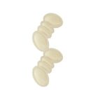 Ingrijire personala si Cosmetice - Sanatate si wellness - Aparate medicale - Suporturi ortopedice si orteze - Set 2 branturi adezive pentru calcaie, spuma si poliester, 9.5 x 4 cm, grosime 6 mm, crem - Infinity.ro