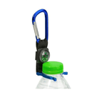 Sport si Outdoor - Camping - Accesorii camping si drumetii - Breloc cu Busola si Suport pentru Sticla cu Agatatoare de tip Carabina 13 x 3 cm Sarcina Maxima 10 Kg G Glixicom® - Infinity.ro