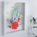 Casa si Gradina - Decoratiuni - Obiecte decorative - Decoratiuni camera copilului - Rama cu amprente pentru intreaga familie, Pearhead, transparenta - Infinity.ro