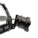 Casa si Gradina - Corpuri si surse de iluminat - Iluminat exterior - Lanterne - Lanterna de cap LED XHP160 Ultra-Bright , IdeallStore®, zoom, intensitate interschimbabila, aluminiu, negru - Infinity.ro