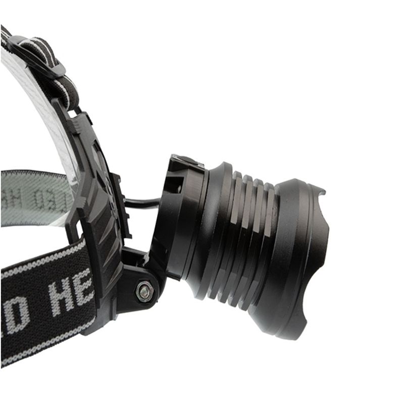 Casa si Gradina - Corpuri si surse de iluminat - Iluminat exterior - Lanterne - Lanterna de cap LED XHP160 Ultra-Bright , IdeallStore®, zoom, intensitate interschimbabila, aluminiu, negru - Infinity.ro