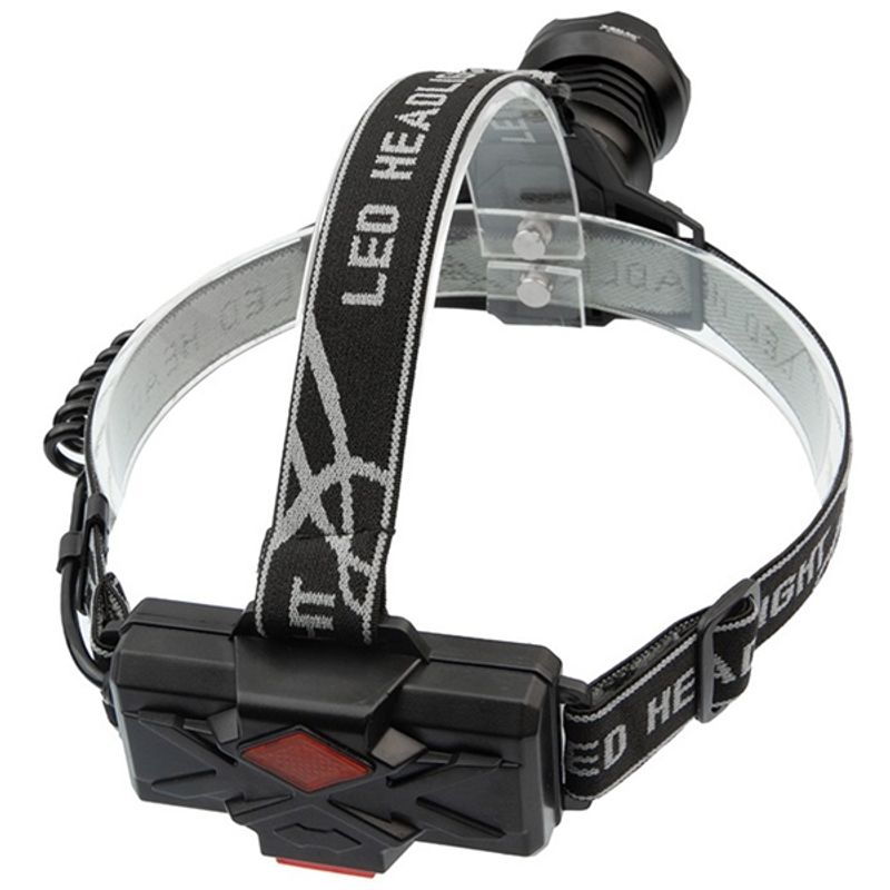 Casa si Gradina - Corpuri si surse de iluminat - Iluminat exterior - Lanterne - Lanterna de cap LED XHP160 Ultra-Bright , IdeallStore®, zoom, intensitate interschimbabila, aluminiu, negru - Infinity.ro