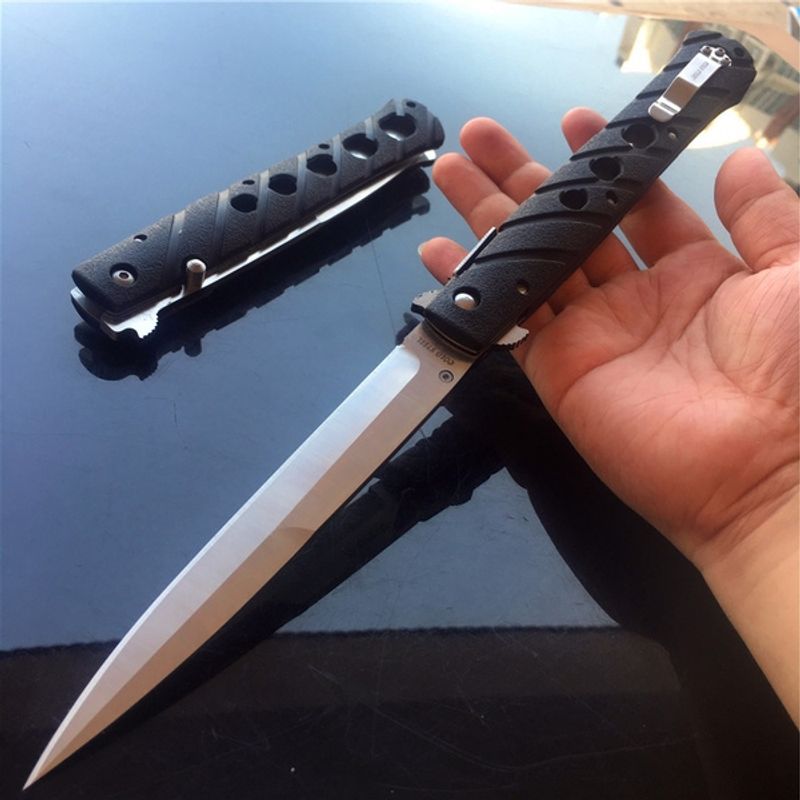 Sport si Outdoor - Camping - Cutite, bricege si accesorii - Cutite si bricege - Briceag Ti-Lite Cold Steel, lama stilet, prindere curea, 33 cm, argintiu - Infinity.ro