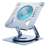 Laptop, Telefoane si Tablete - Laptopuri si accesorii - Accesorii Laptop - Standuri/Coolere notebook - Stand pentru laptop si tableta rotativ 360° grade, Koopsio, aluminiu, anti-alunecare, racire rapida si eficienta - Infinity.ro