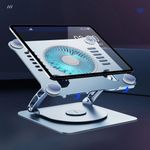 Laptop, Telefoane si Tablete - Laptopuri si accesorii - Accesorii Laptop - Standuri/Coolere notebook - Stand pentru laptop si tableta rotativ 360° grade, Koopsio, aluminiu, anti-alunecare, racire rapida si eficienta - Infinity.ro