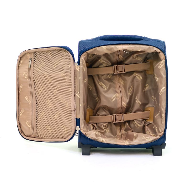 Sport si Outdoor - Articole de voiaj - Trolere - Troler Petra Textil Bleumarin 40X30x20 cm - Infinity.ro