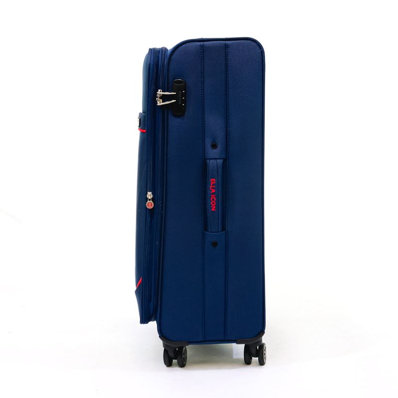 Sport si Outdoor - Articole de voiaj - Trolere - Troler Petra Textil Bleumarin 79x46x30 cm - Infinity.ro