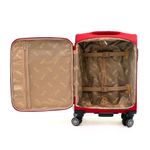 Sport si Outdoor - Articole de voiaj - Trolere - Troler Petra Textil Rosu 55X36x24 cm - Infinity.ro