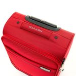 Sport si Outdoor - Articole de voiaj - Trolere - Troler Petra Textil Rosu 55X36x24 cm - Infinity.ro