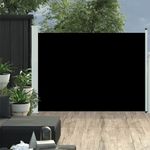 Casa si Gradina - Gradina si terasa - Umbrele si pavilioane - Umbrele - Copertina laterala retractabila de terasa, negru, 120x500 cm - Infinity.ro